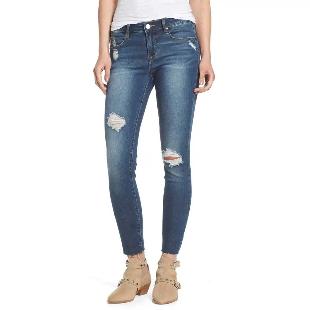 Articles of Society Distressed Jeans 27 Raw Hem